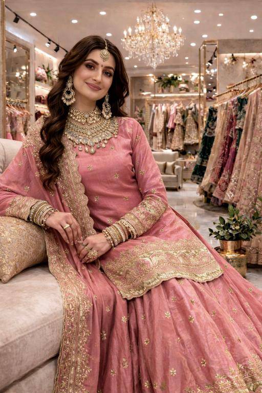 NEW Launching Designer SSC 708 Fandy Pink Bridal lehenga wholesale market in Kolkata